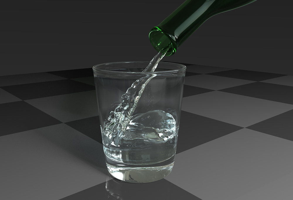 Maya のパーティクルとダイナミクス グラスに水を注ぐ 3dtotal 日本語オフィシャルサイト