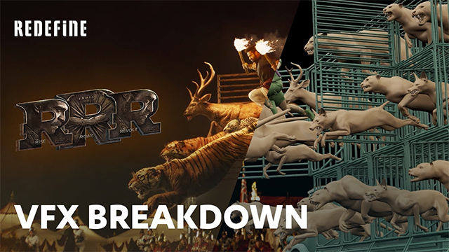 跳び出す動物たち、インド映画『RRR』のVFXブレイクダウン映像 | 3dtotal 日本語オフィシャルサイト