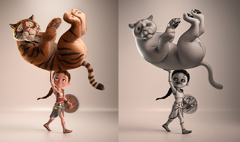 インタビュー】お気に入りのイラストを忠実に3Dに：3Dキャラクター